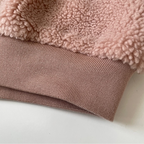 Aritzia Wilfred Free the Teddy Jacket Zip Up Plush Sherpa in Sanders, Size XS - Picture 14 of 16